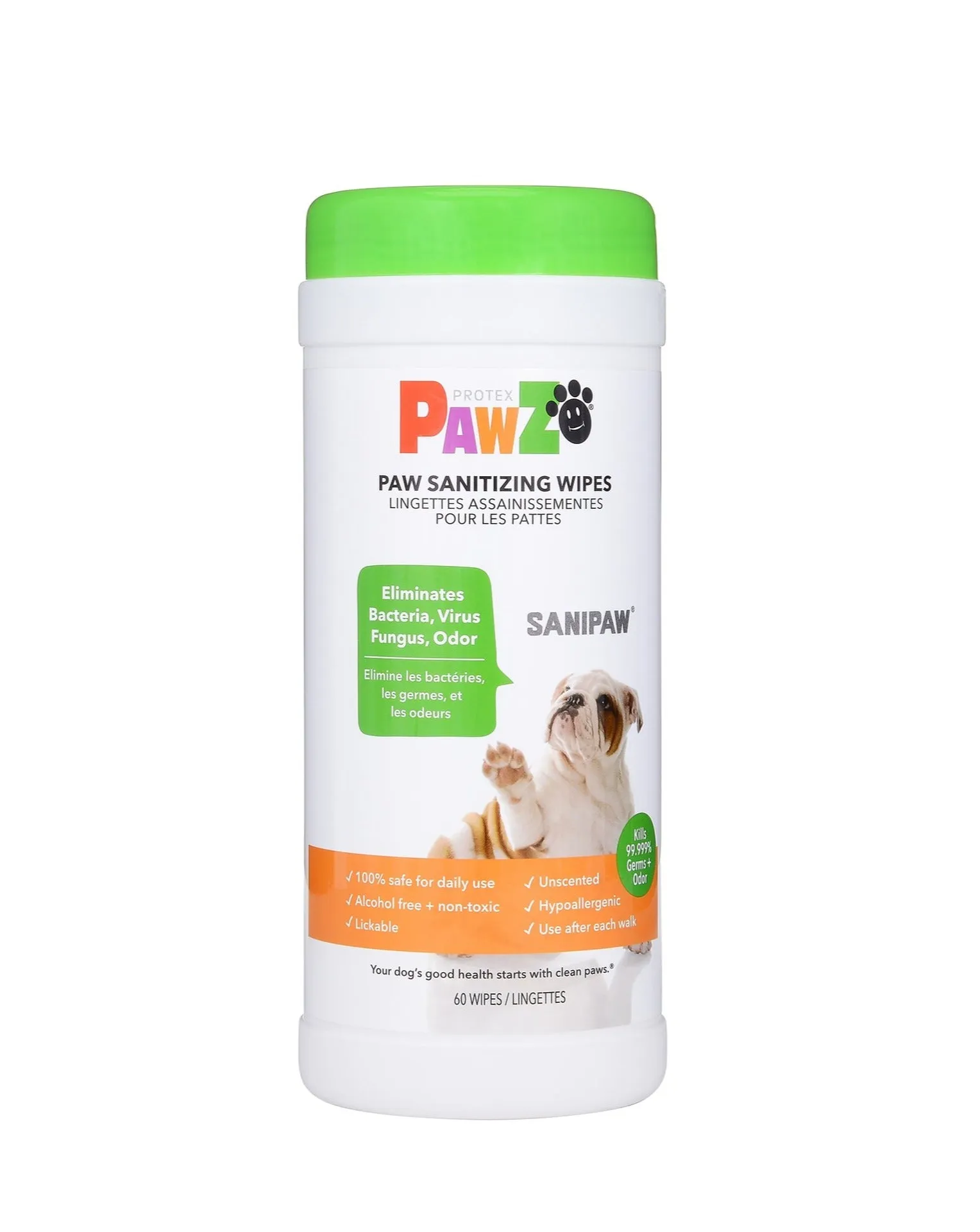 Sanipaw Daily Dog Paw Wipes