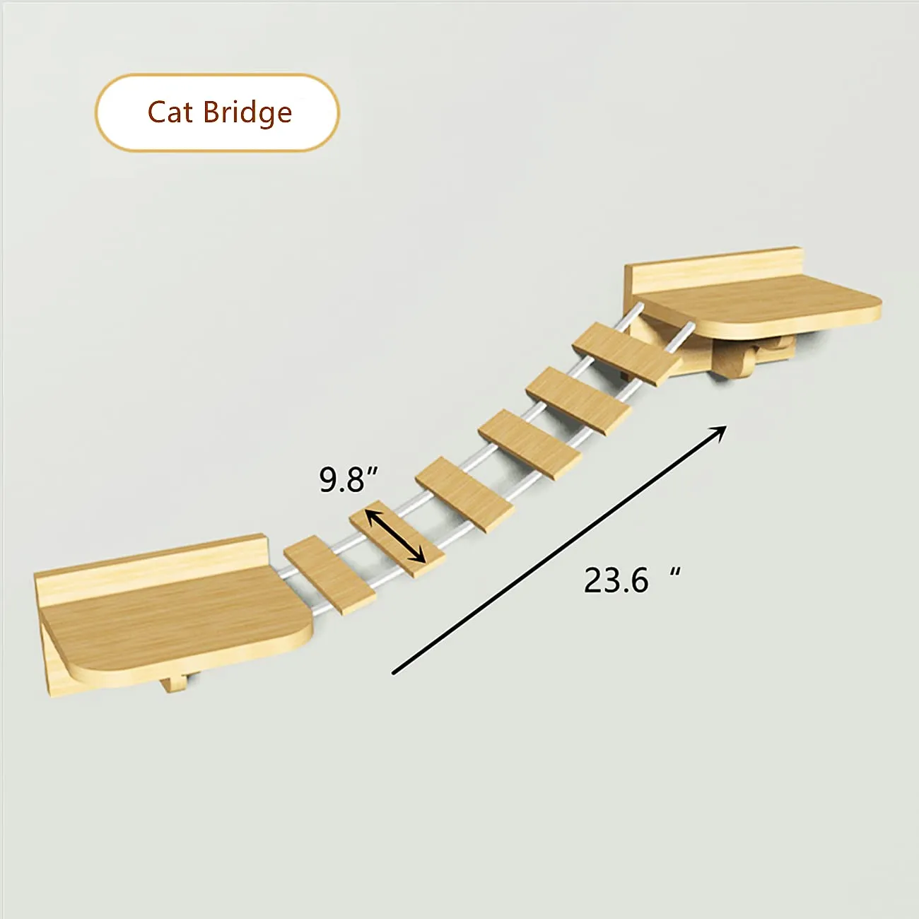 Solid Wood Wall Mounted Carpet-Covered Cat Shelves, Cat Wall Furnitures, Floating Shelves, Cat Wall Scratching Post