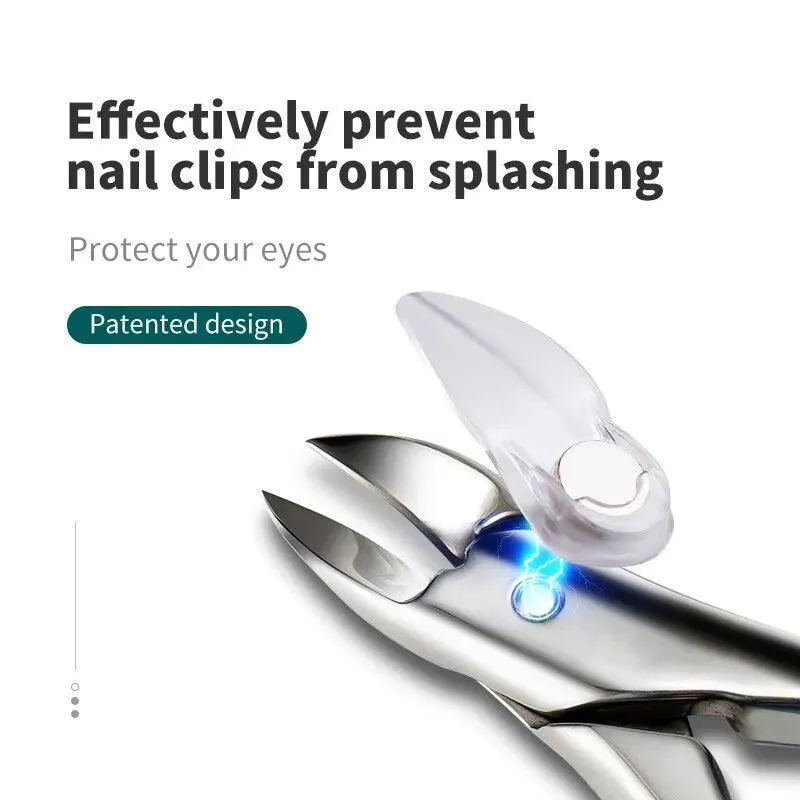 Stainless Steel Toenail Clippers: Professional-Grade Pedicure Set for Easy Trimming