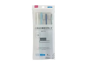 Toothbrush Flat Head - 4pcs