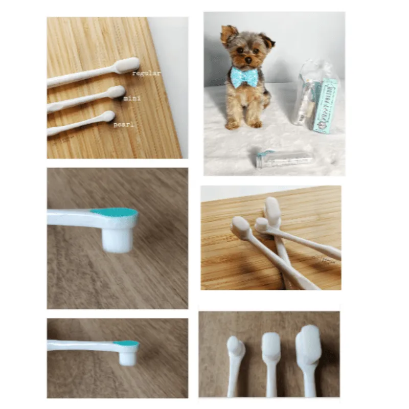 Wag & Bright Puppy Polisher Pearl Toothbrush (XS)