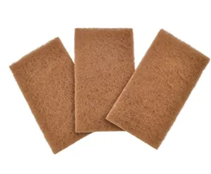 *Walnut 6" x 9" Glass Scrubbing Pads