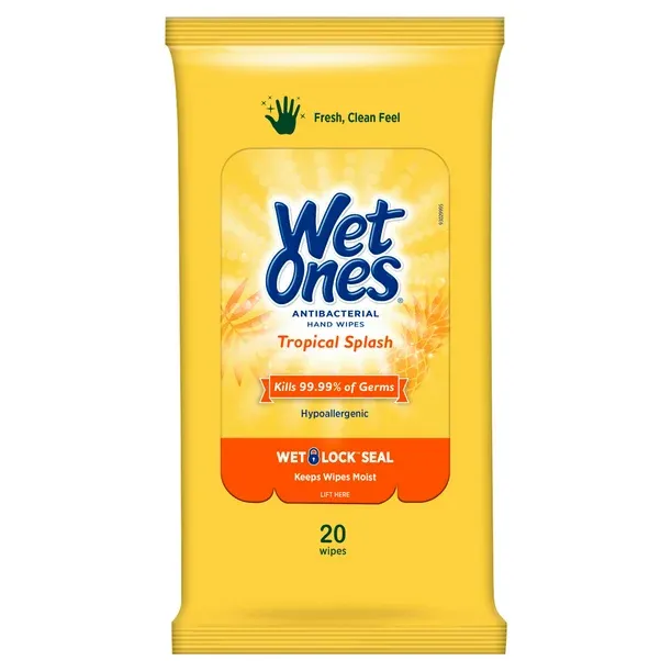 Wet Ones, TROPICAL SPLASH, Assorted Sizes