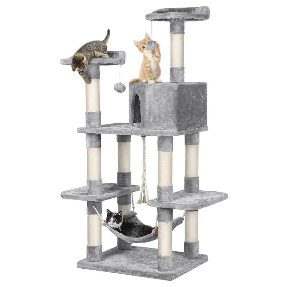 Yaheetech Cat Tree Tower 59 Inch